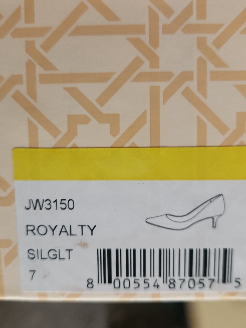 Jewel Badgley Mishka Royalty Pointed Silver Toe Kitten Heels. NIB. Size Various - Picture 11 of 11